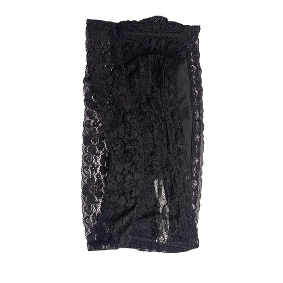 Women’s Free People Set of Two Lace Bandeau Bras Pull On Top Black Size M/L - Picture 3 of 11